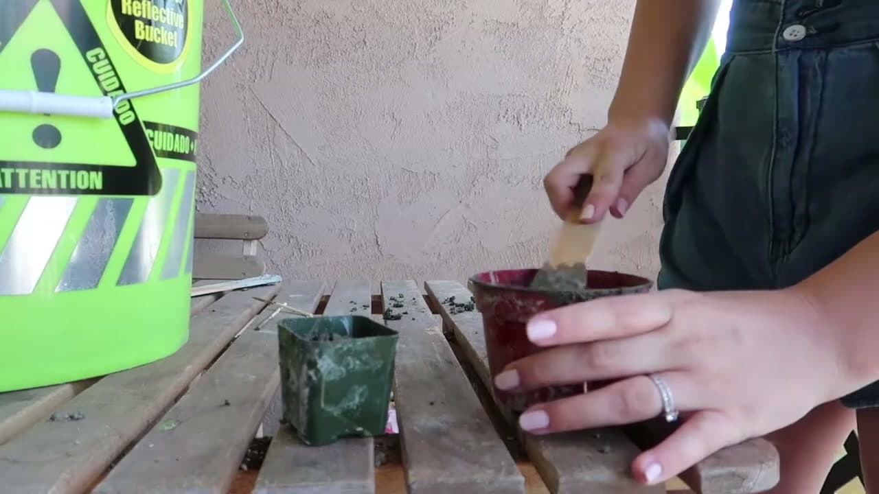 Step 1: Step 1: Mix the Concrete
