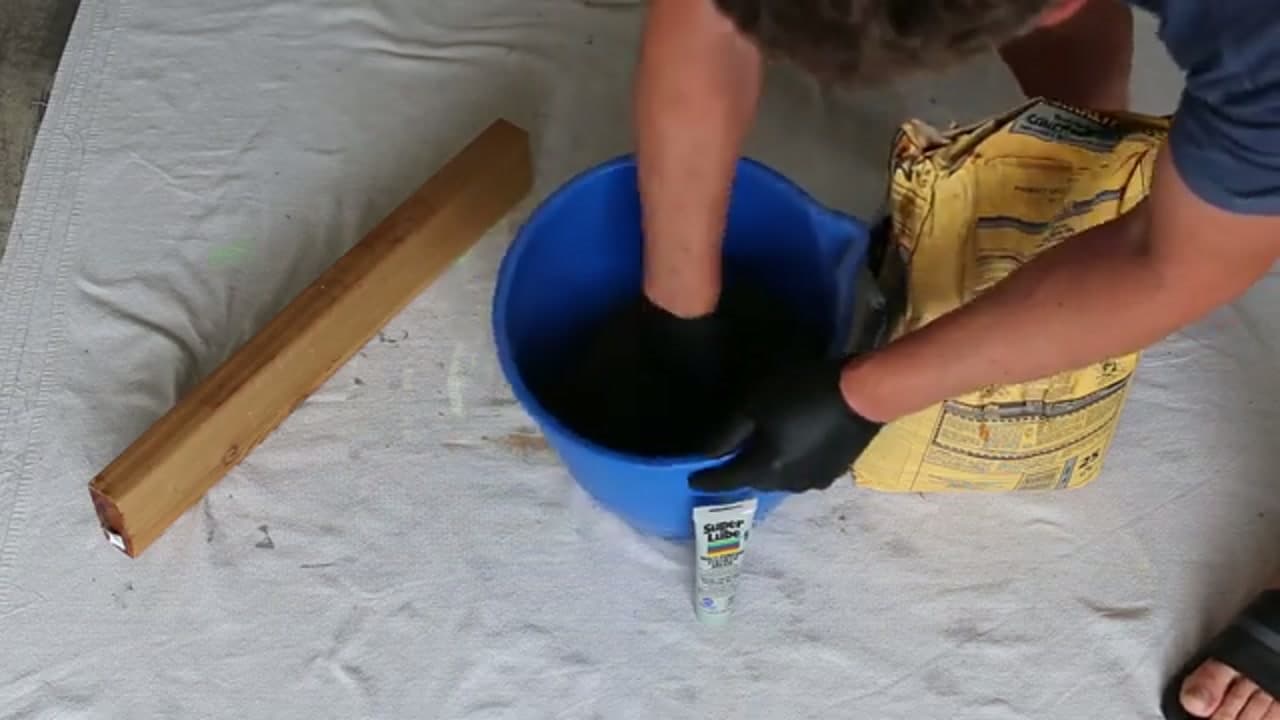 Step 3: Step 3: Mix the Concrete