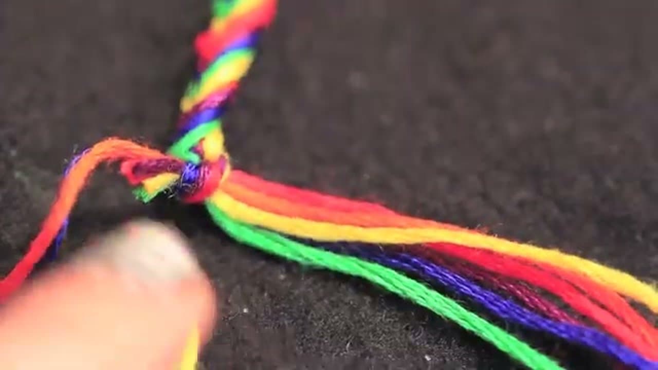 Step 6: Tie the End and Add the Button