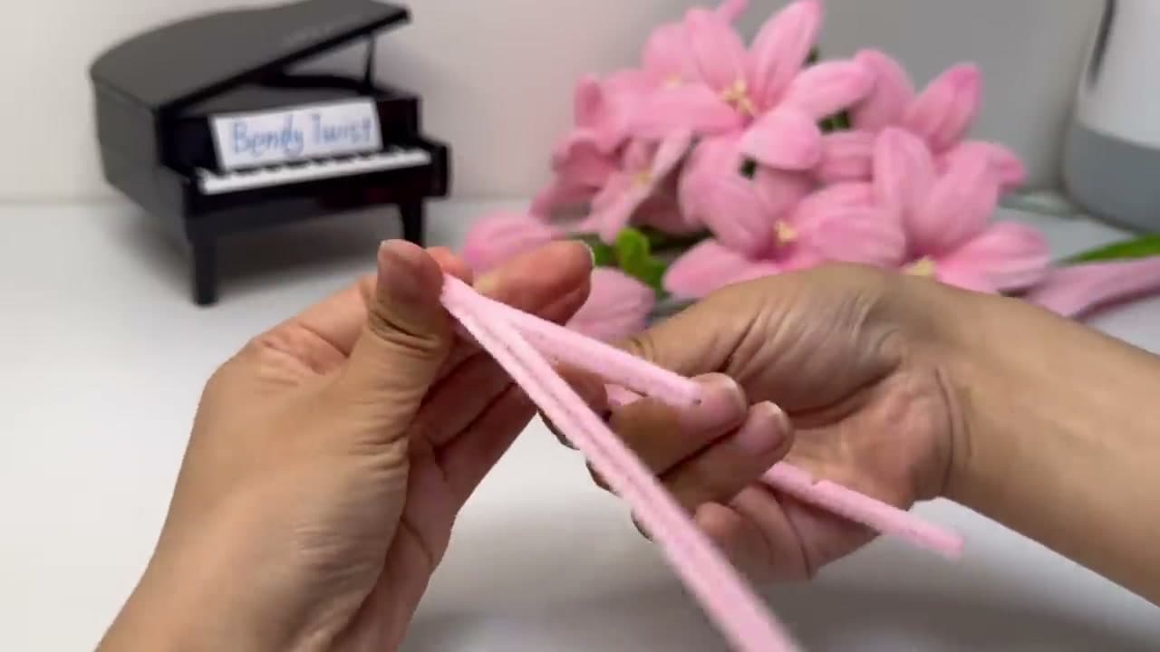 Step 1: Step 1: Cut and Twist the Pink Petals