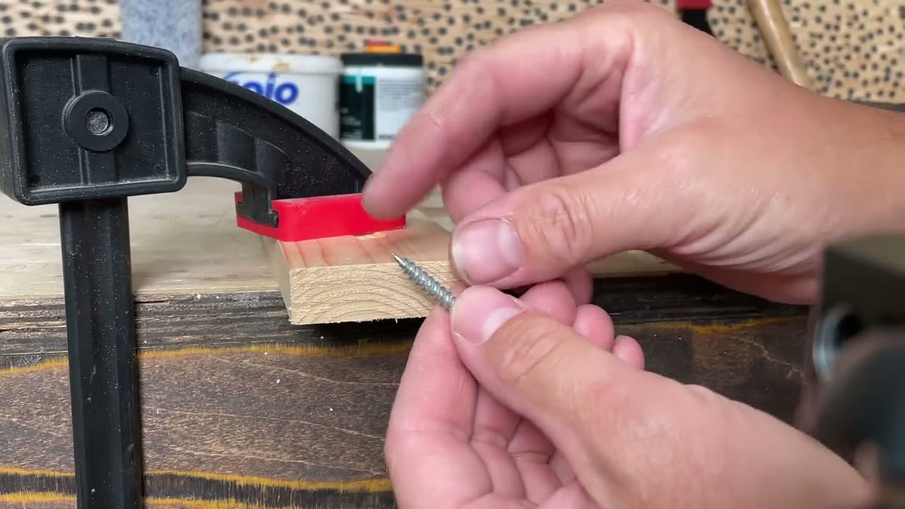 Step 2: Step 2: Pre-Drill and Drive the Strike Plate Screws