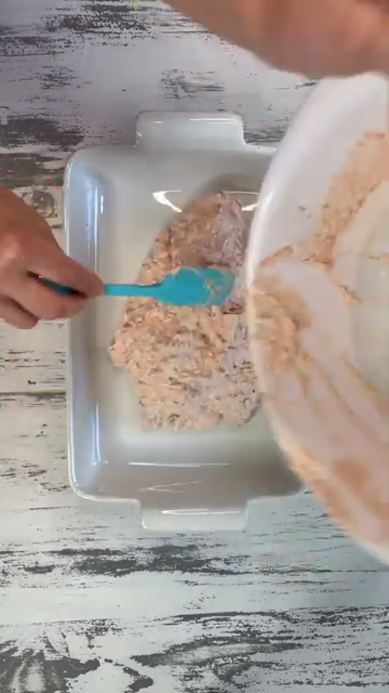 Step 3: Step 3: Spread the Mixture in a 9x13 Pan