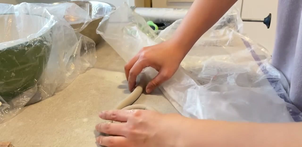 Step 3: Wind Each Coil Up and Cover It - How to Make a Coil Pot