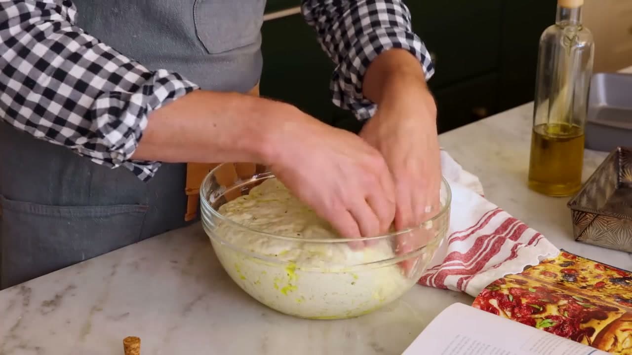 Step 5: Step 5: Fold the Dough Four Times