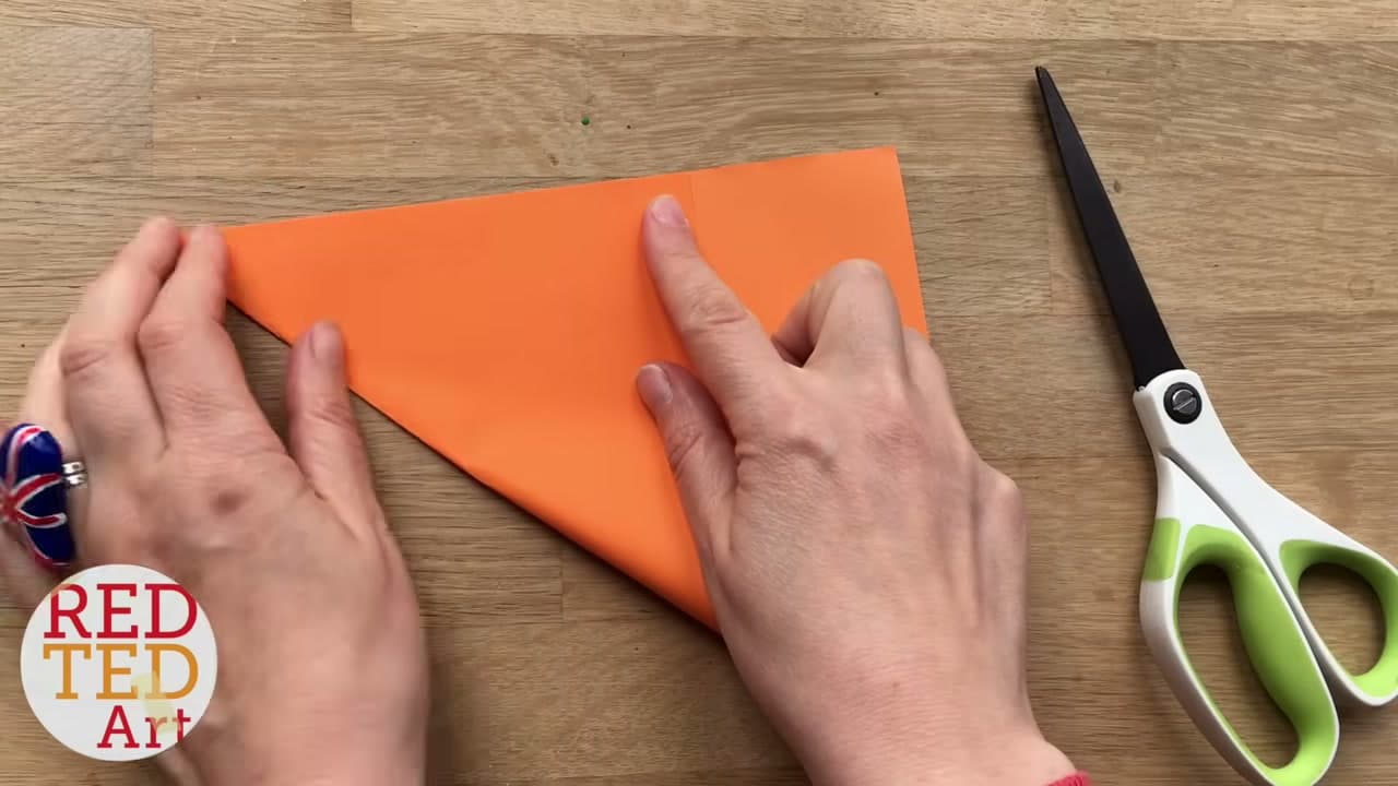 Step 1: Step 1: Fold the Paper into a Triangle