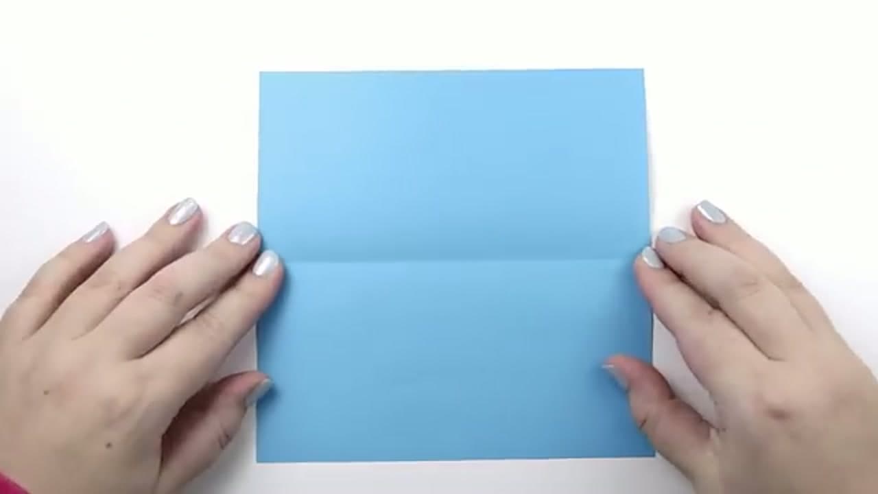 Step 1: Crease the Paper Both Ways
