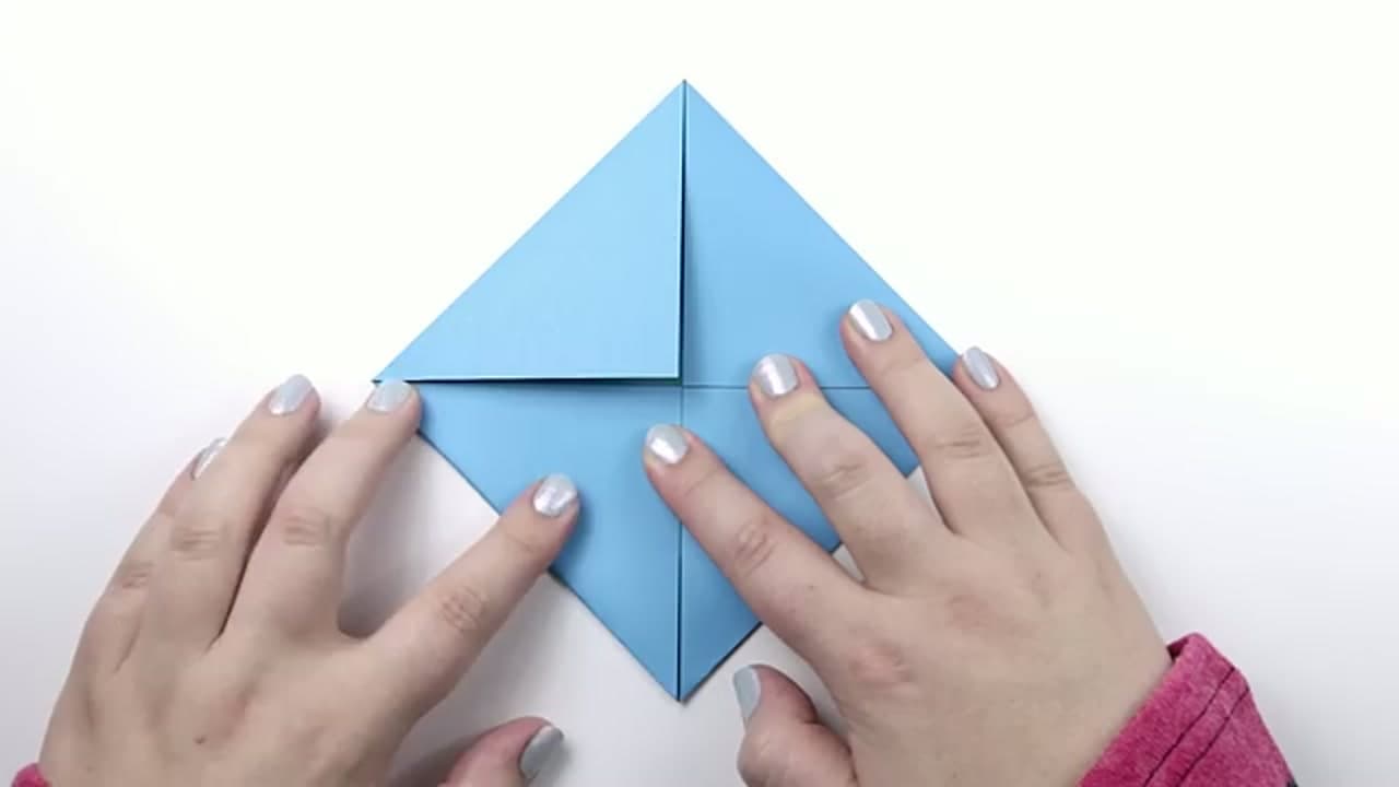 Step 2: Fold the Corners to the Center