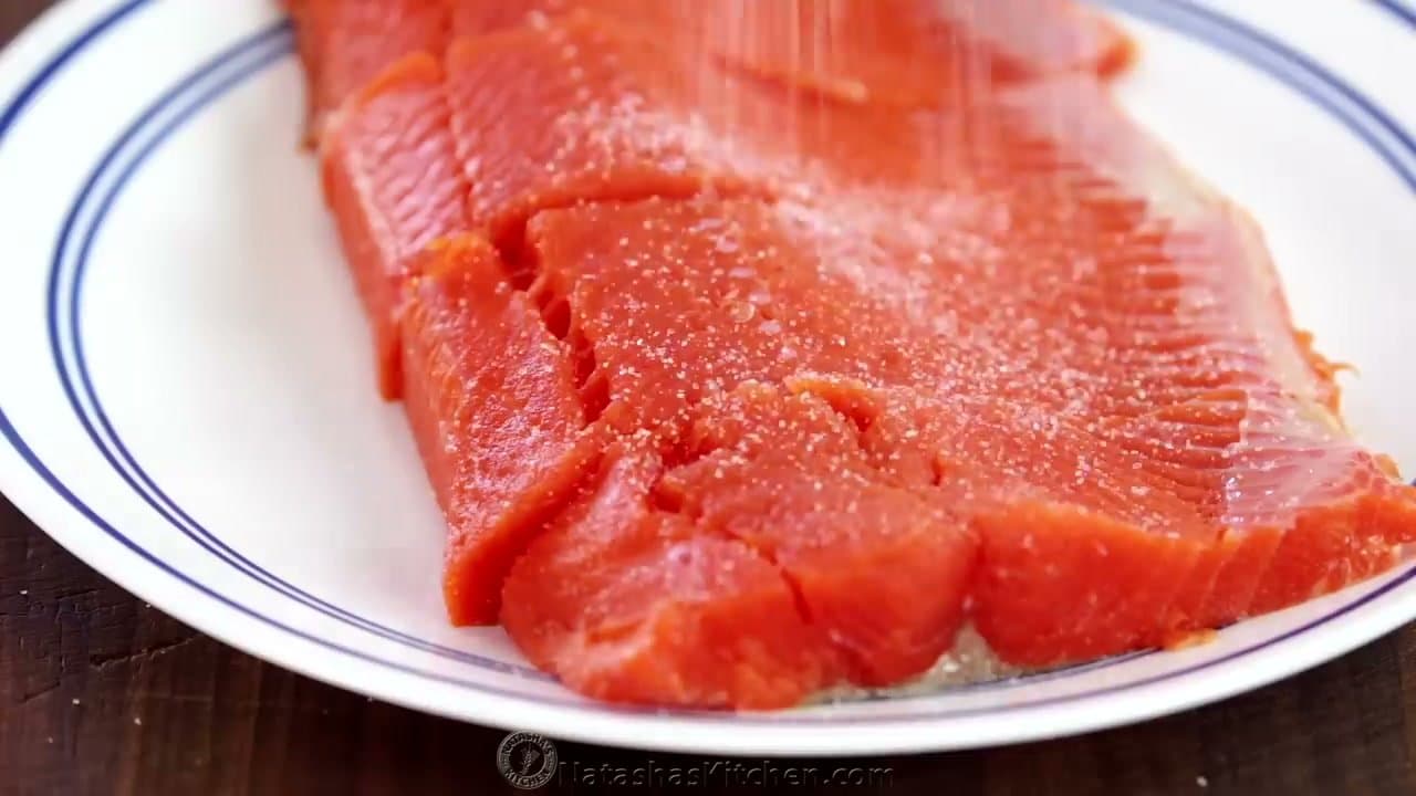 Step 1: Season the Salmon