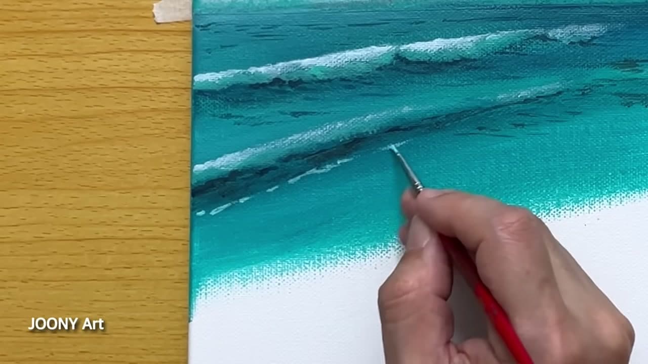 Step 5: Step 5: Paint the Breaking Waves