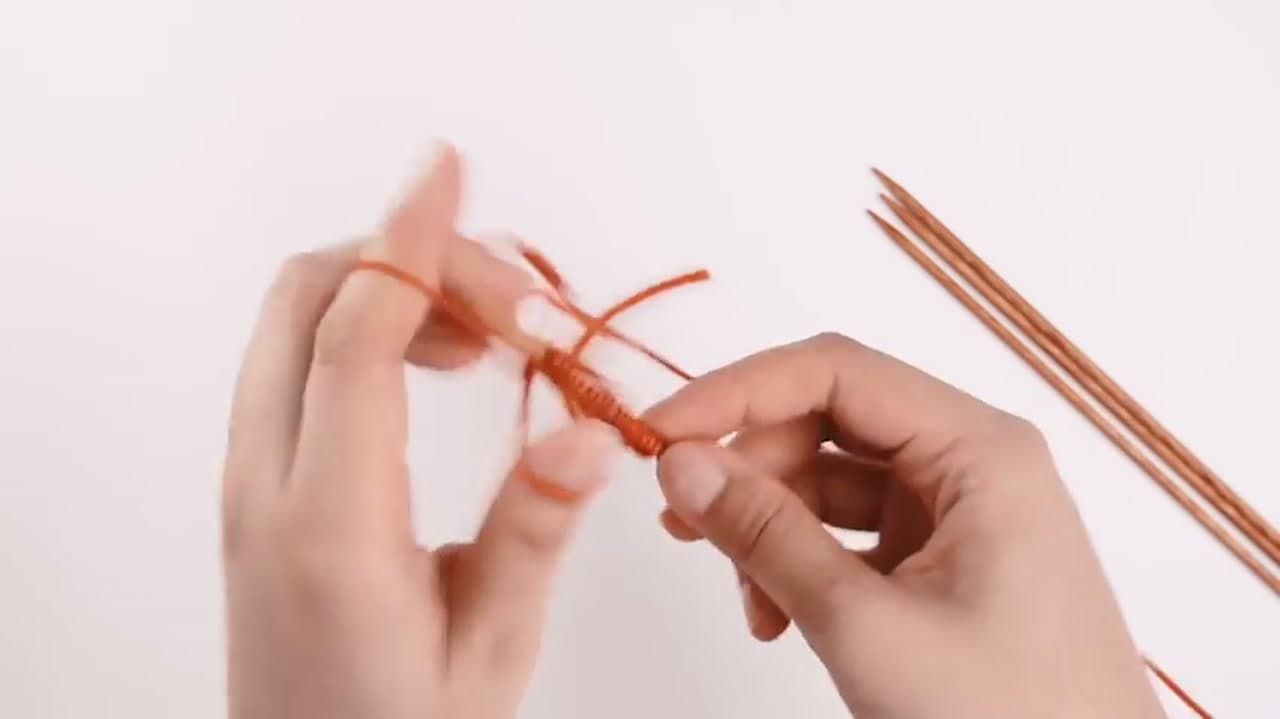 Step 1: Step 1: Cast On with the Smaller Needles