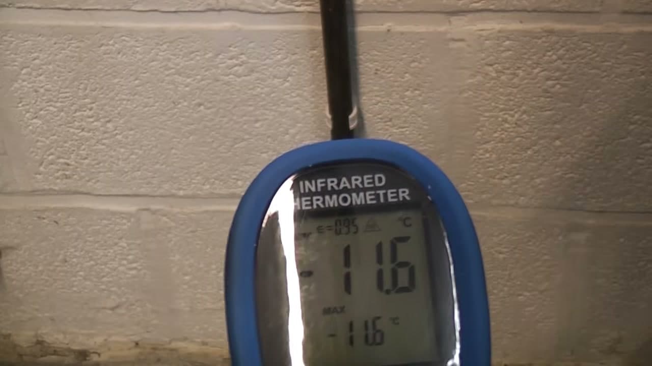 Step 6: Find the Ice Plug with an Infrared Thermometer - How to Thaw Frozen Pipes