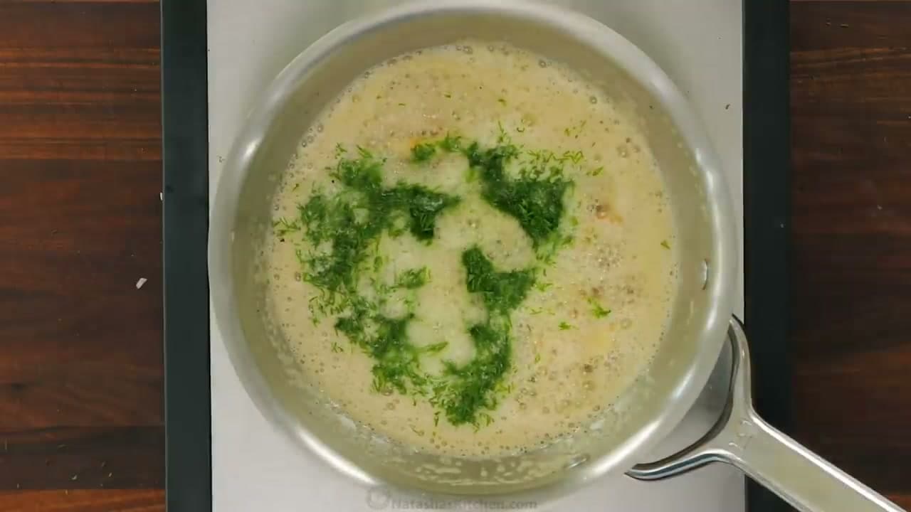 Step 4: Finish the Butter with Dill and Lime