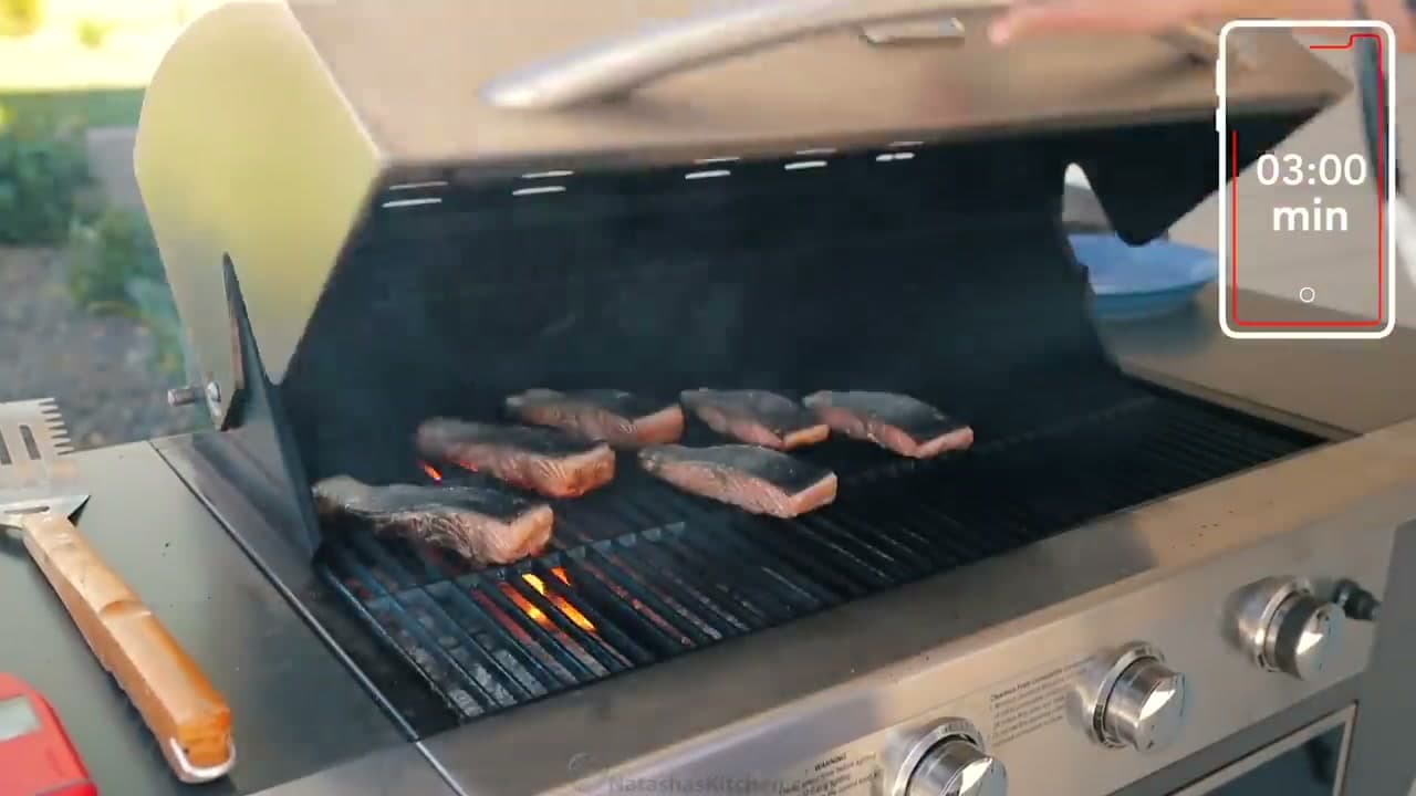 Step 7: Grill Skin-Side Up, Then Flip