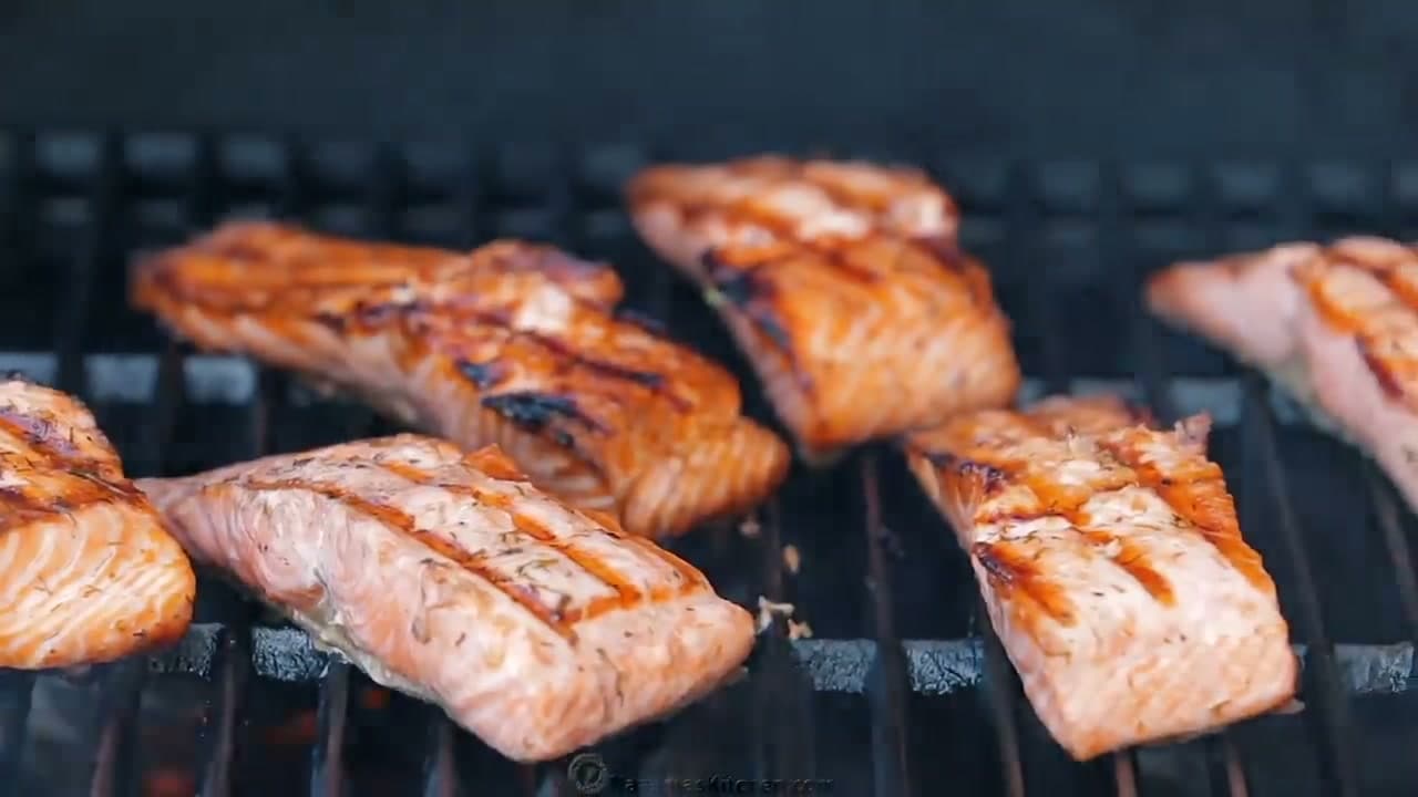The finished result: How to Grill Salmon