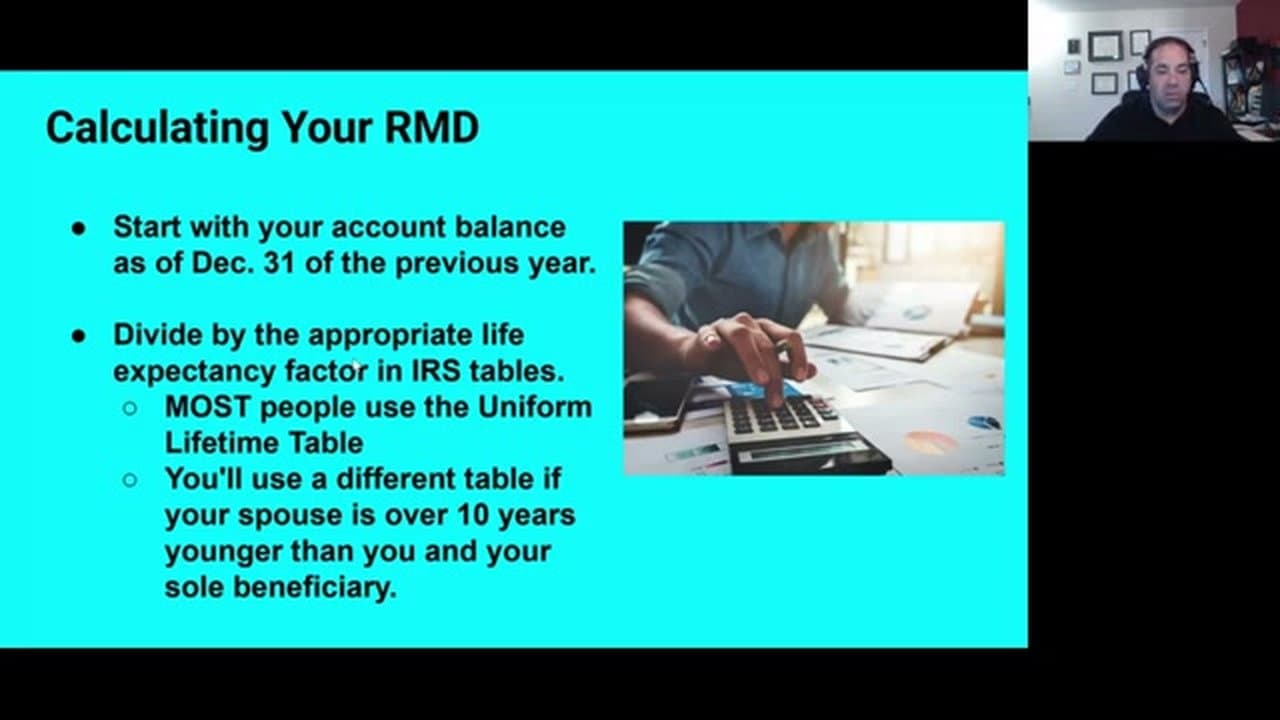 Step 5: Step 5: Find Your Year-End Balance and the IRS Table Factor
