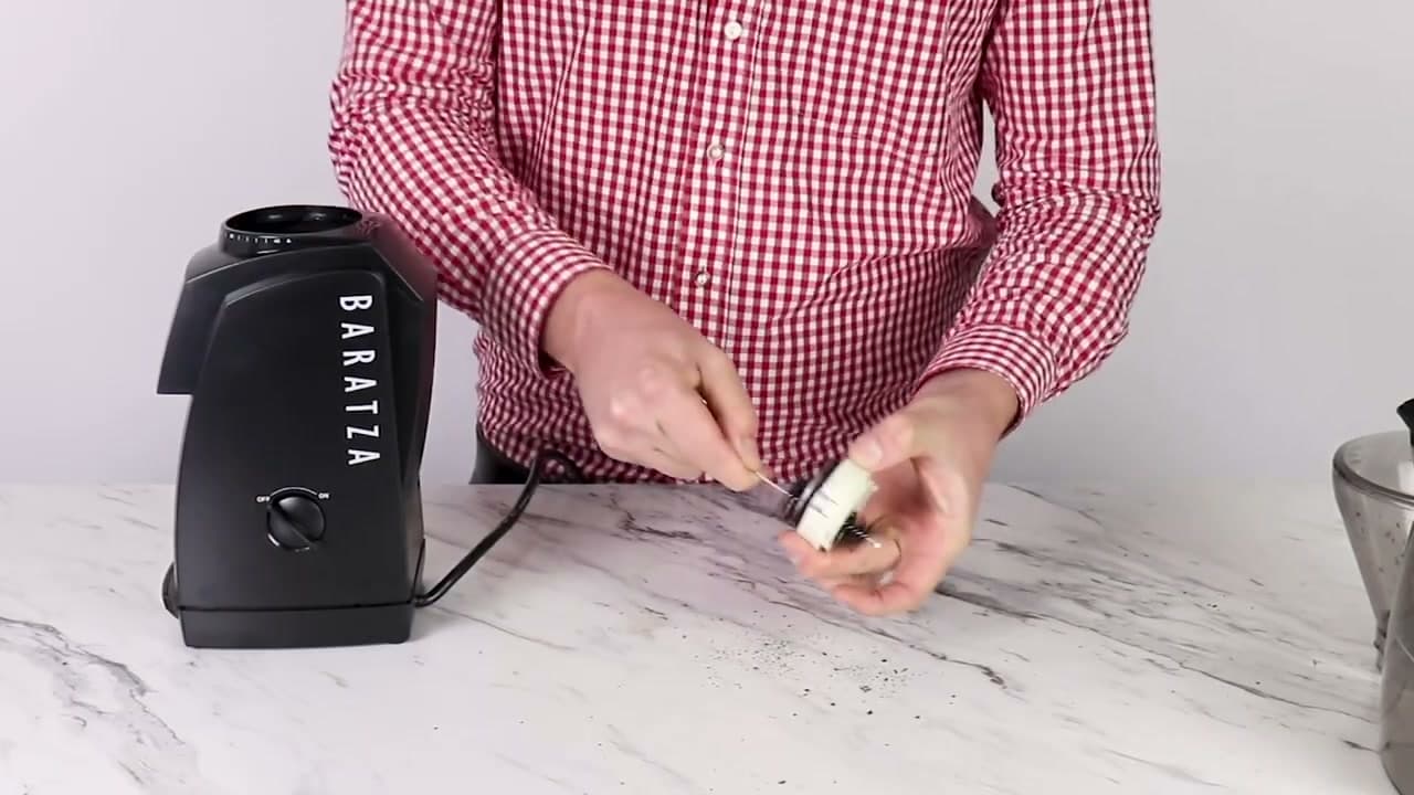 Step 5: Step 5: Brush the Removable Ring Burr (Dry Only)