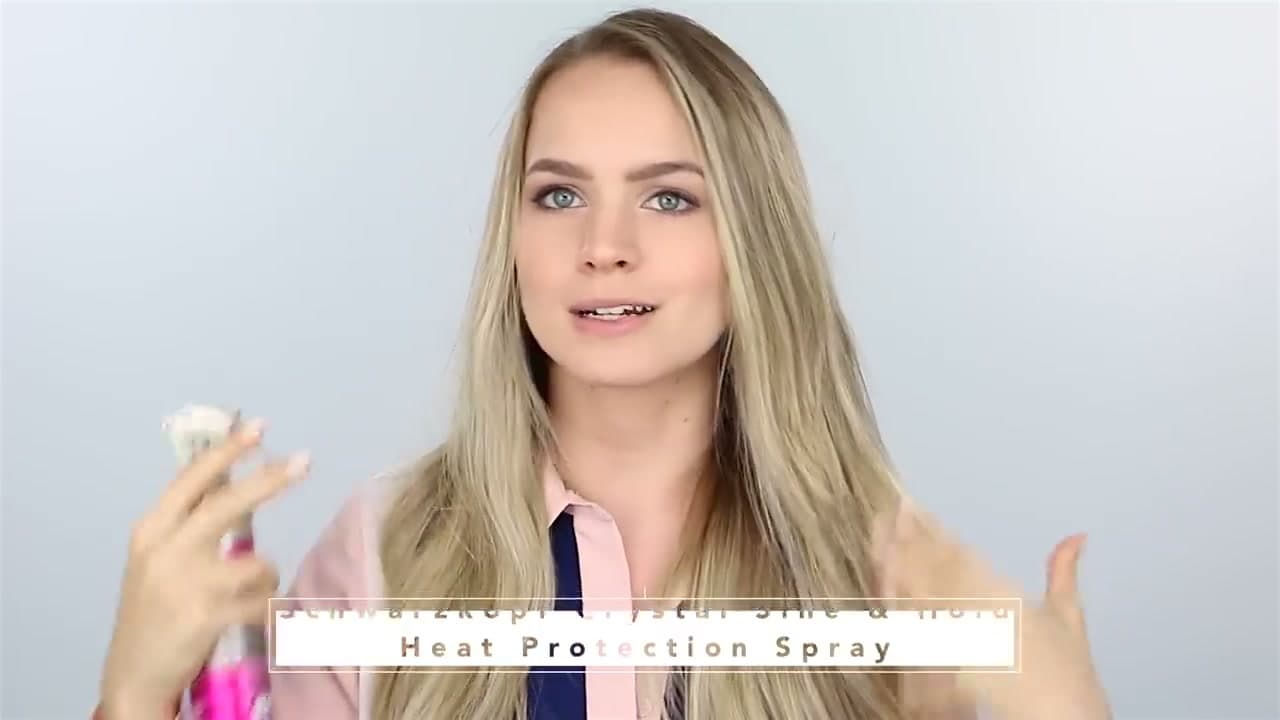 Step 1: Brush Hair Smooth and Mist Heat Protectant