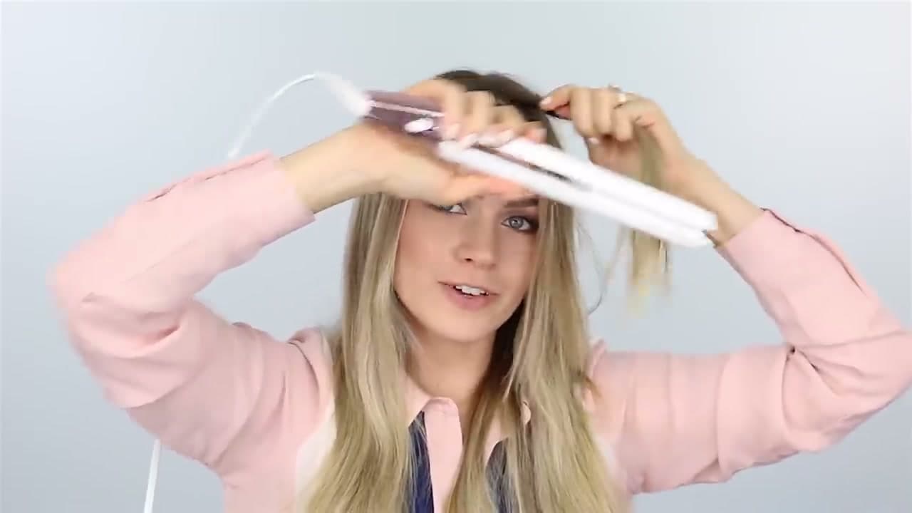 Step 5: Twist for Tight Curls, Slide Straight for Waves