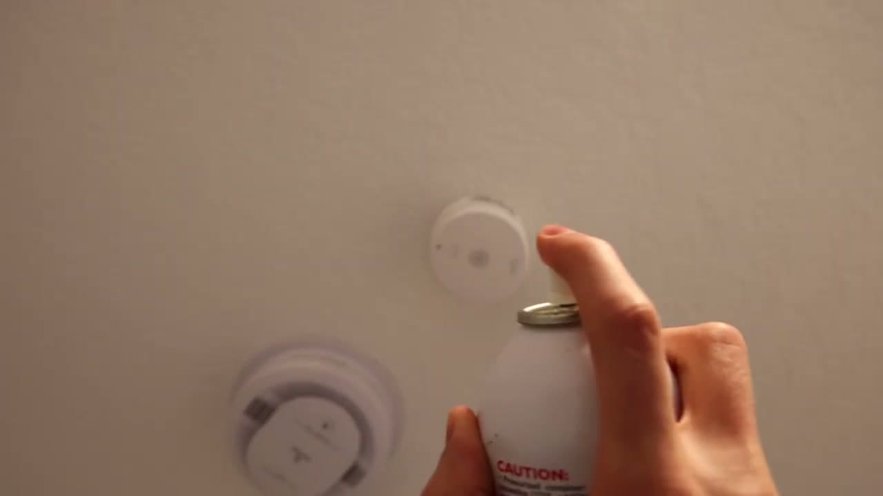 Step 6: Press the Hush Button to Silence the Alarm