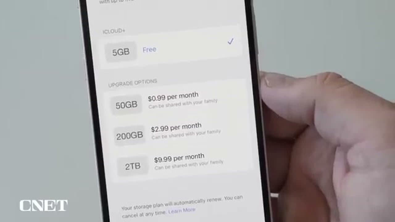 Step 3: Step 3: Pay 99 Cents a Month for iCloud+