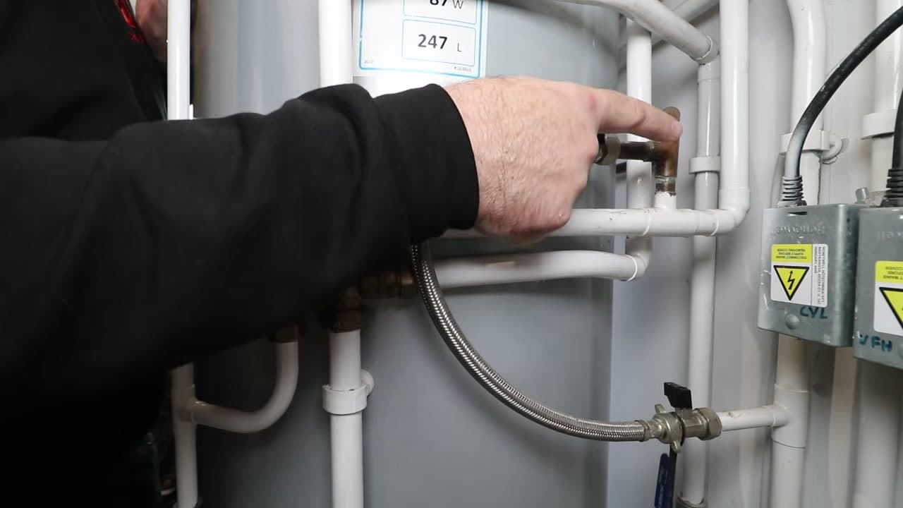 Step 8: Top Up the Pressure at the Filling Loop - How to Bleed a Radiator and Get the Pressure Back Up