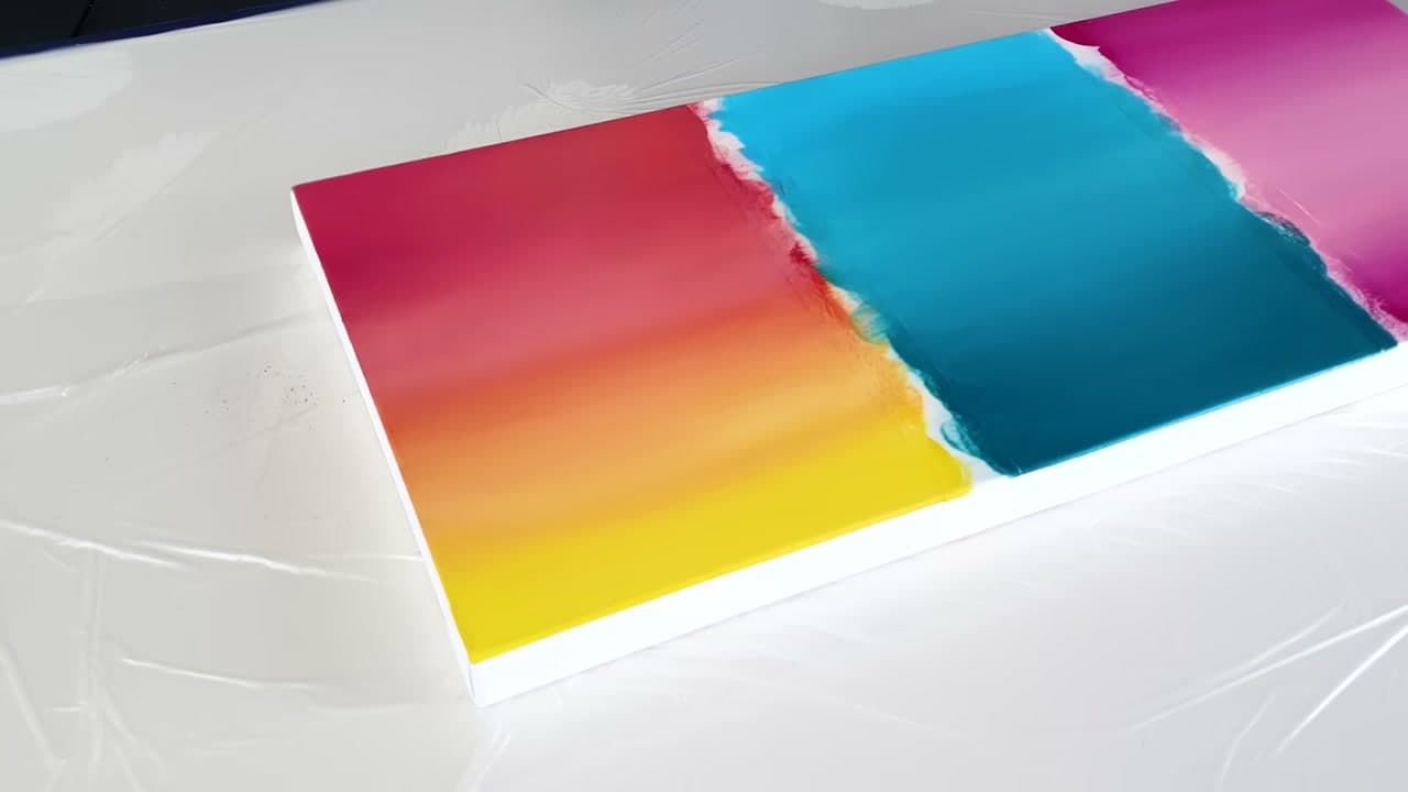 Step 8: Check the Finished Gradient - How to Blend Acrylic Paint