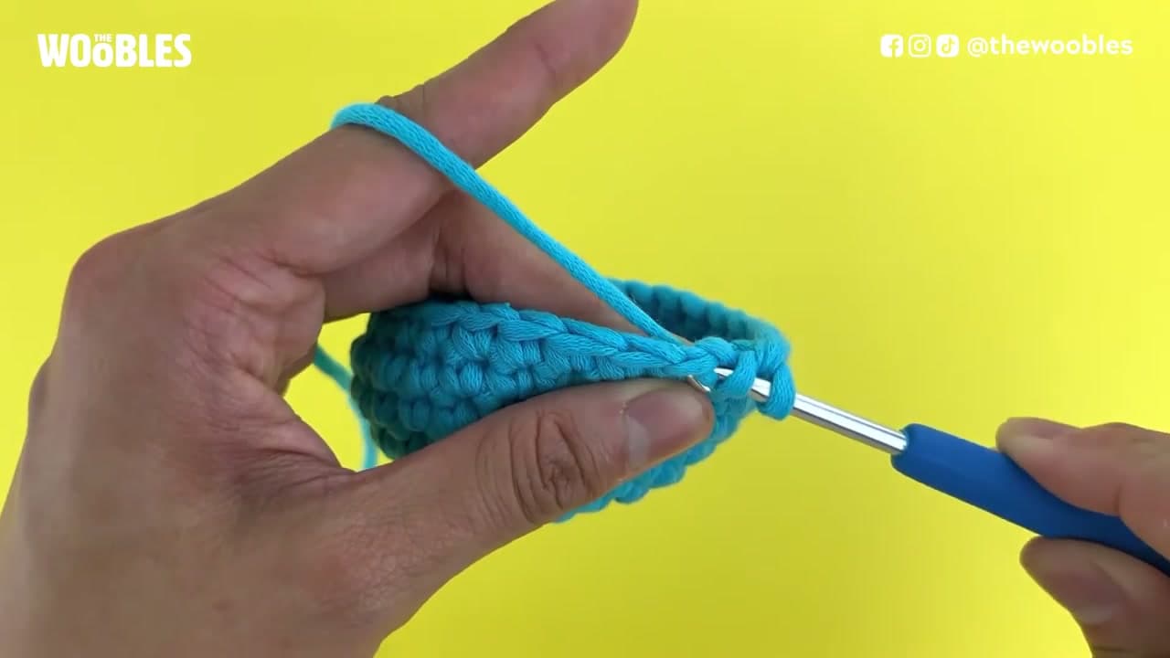 Step 3: Step 3: Work the First Double Crochet Part Way