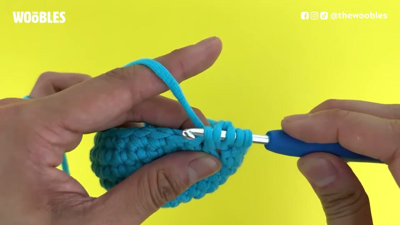Step 4: Step 4: Add Four More Double Crochets in the Same Hole