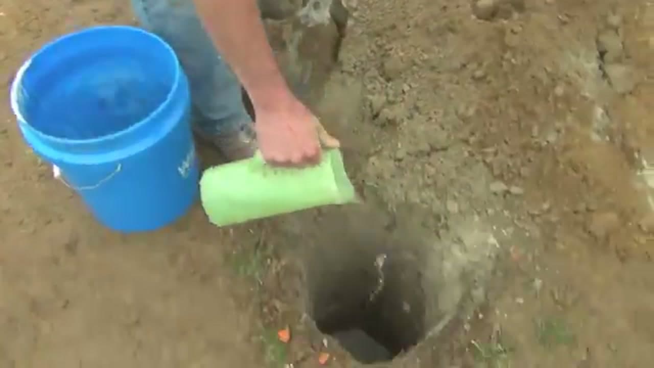 Step 3: Step 3: Pour the Footers and Set the Posts