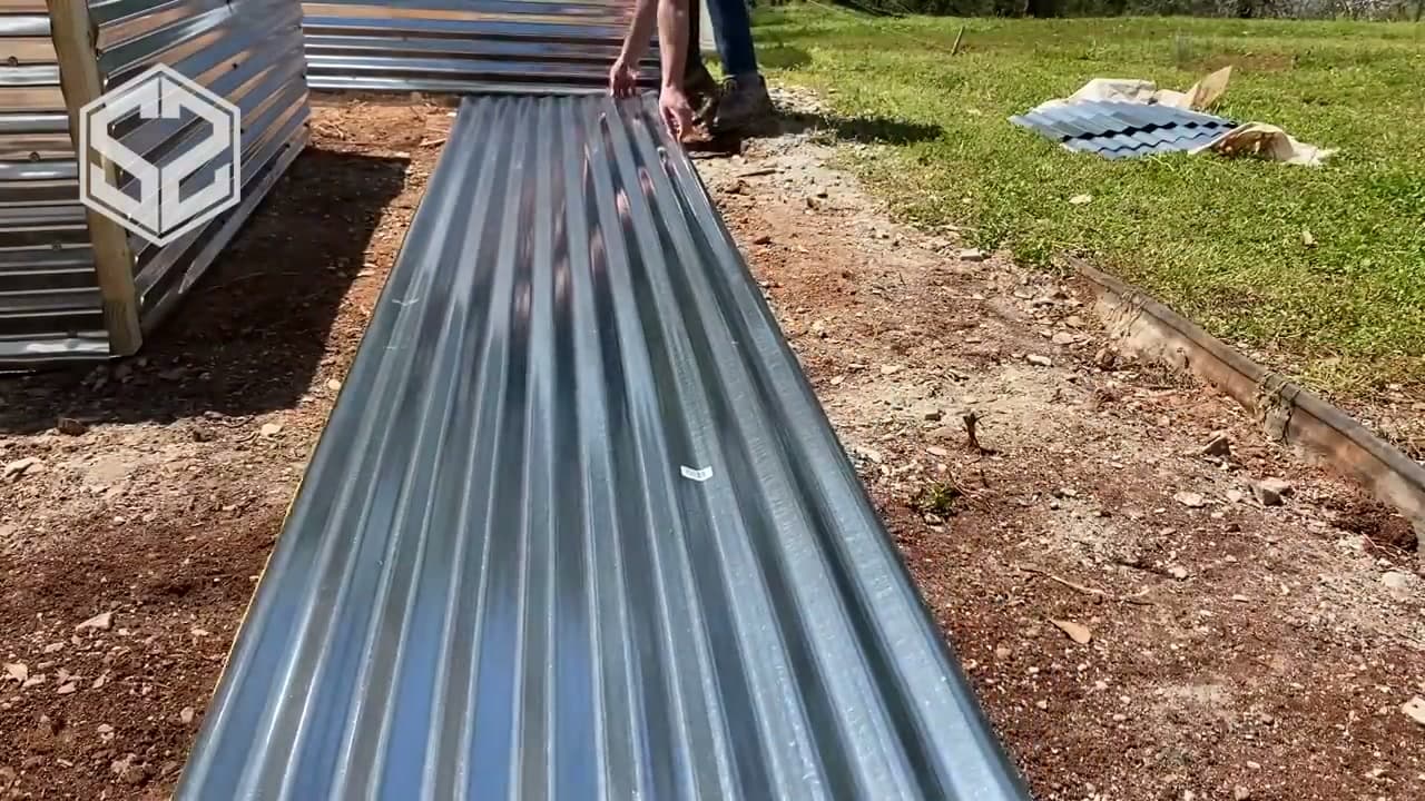 Step 4: Step 4: Attach Corrugated Metal to the Inside
