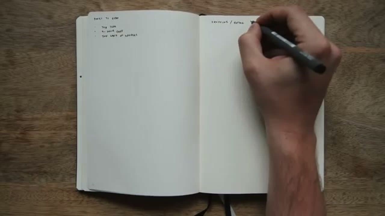 The finished result: How to Start a Bullet Journal: A Beginner's Guide