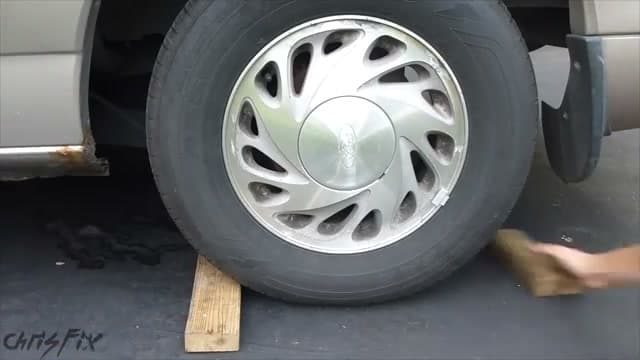 Step 1: Block the Wheels and Set the Parking Brake