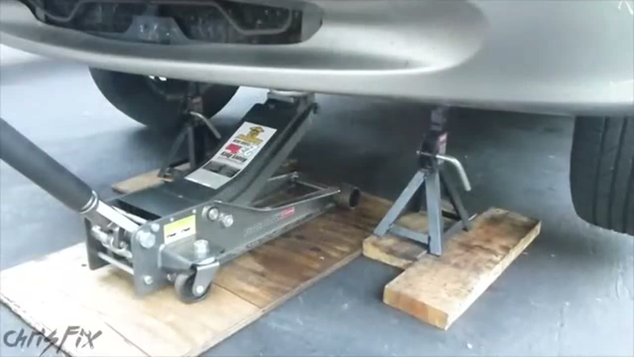 The finished result: How to Change a Car Tire