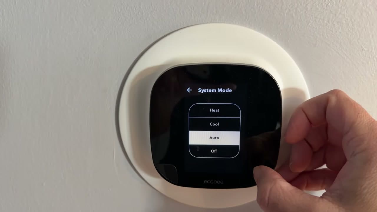 Step 3: Shut the System Off at the Thermostat - How to Change a Furnace Filter