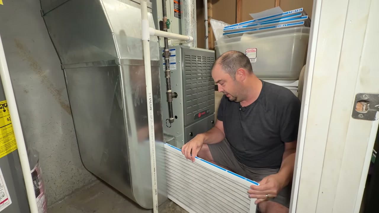 The finished result: How to Change a Furnace Filter