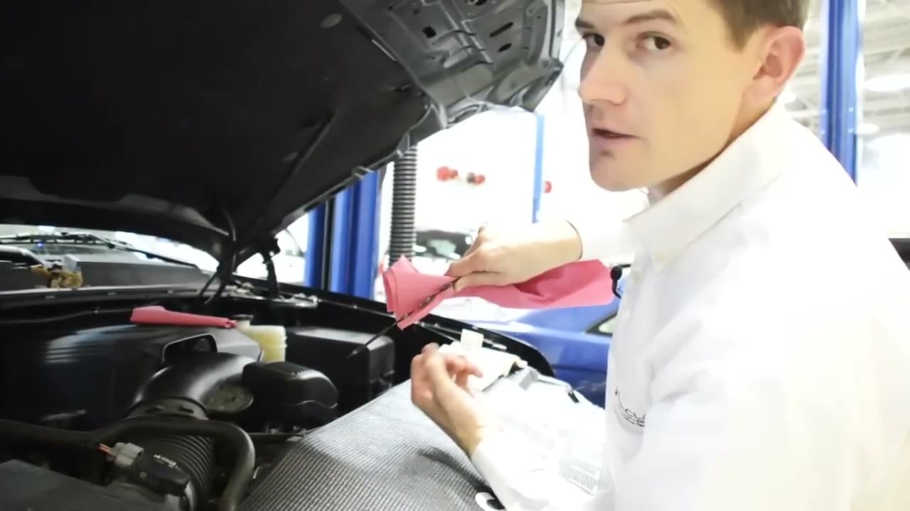 Step 5: Step 5: Slide the Dipstick Fully Back Into the Tube