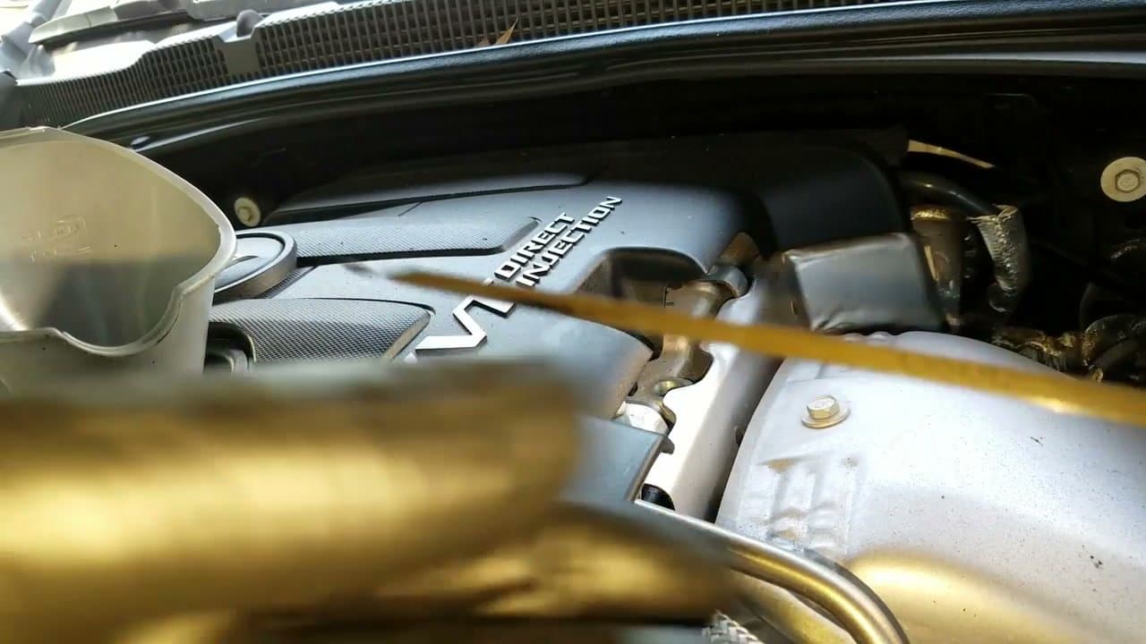 The finished result: How to Check Your Car's Oil