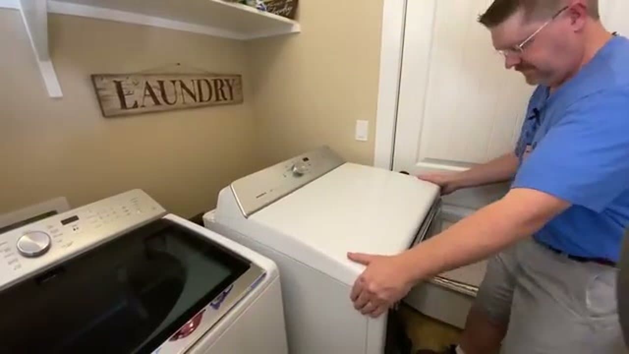 Step 1: Disconnect Power and Pull the Dryer Out