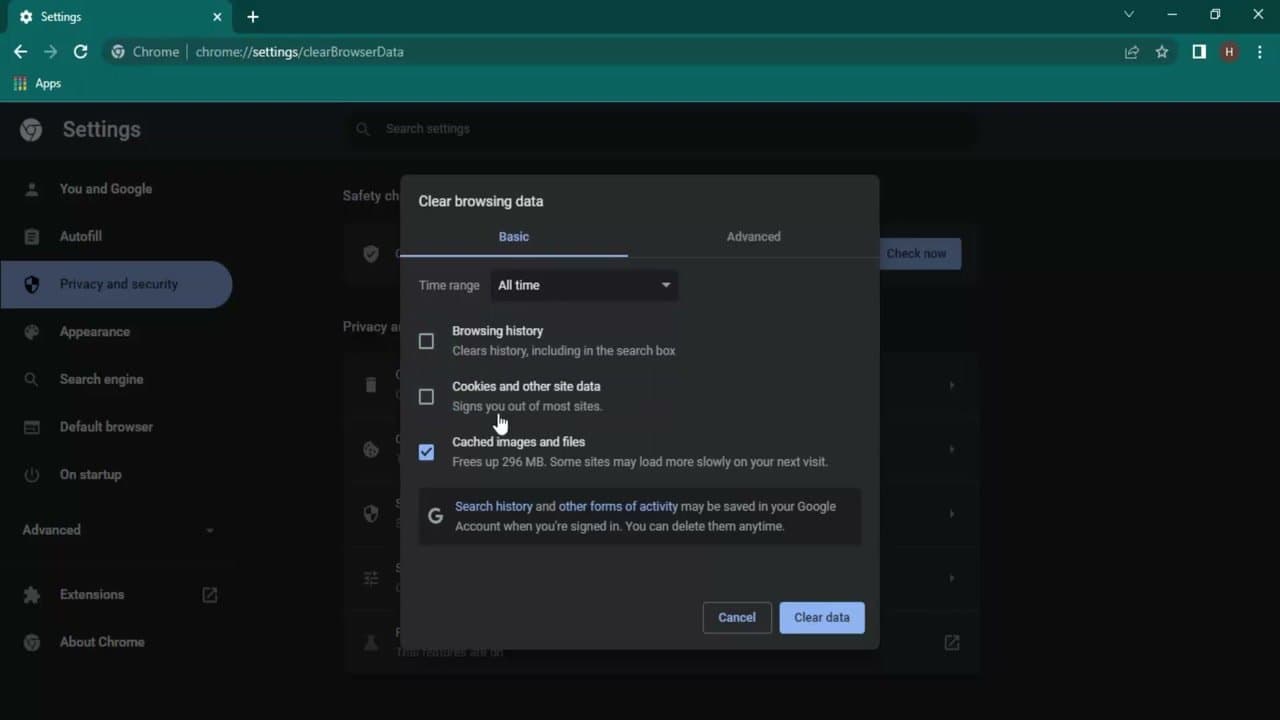 Step 4: Pick What to Clear