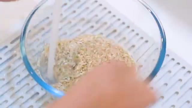 Step 1: Step 1: Rinse the brown rice
