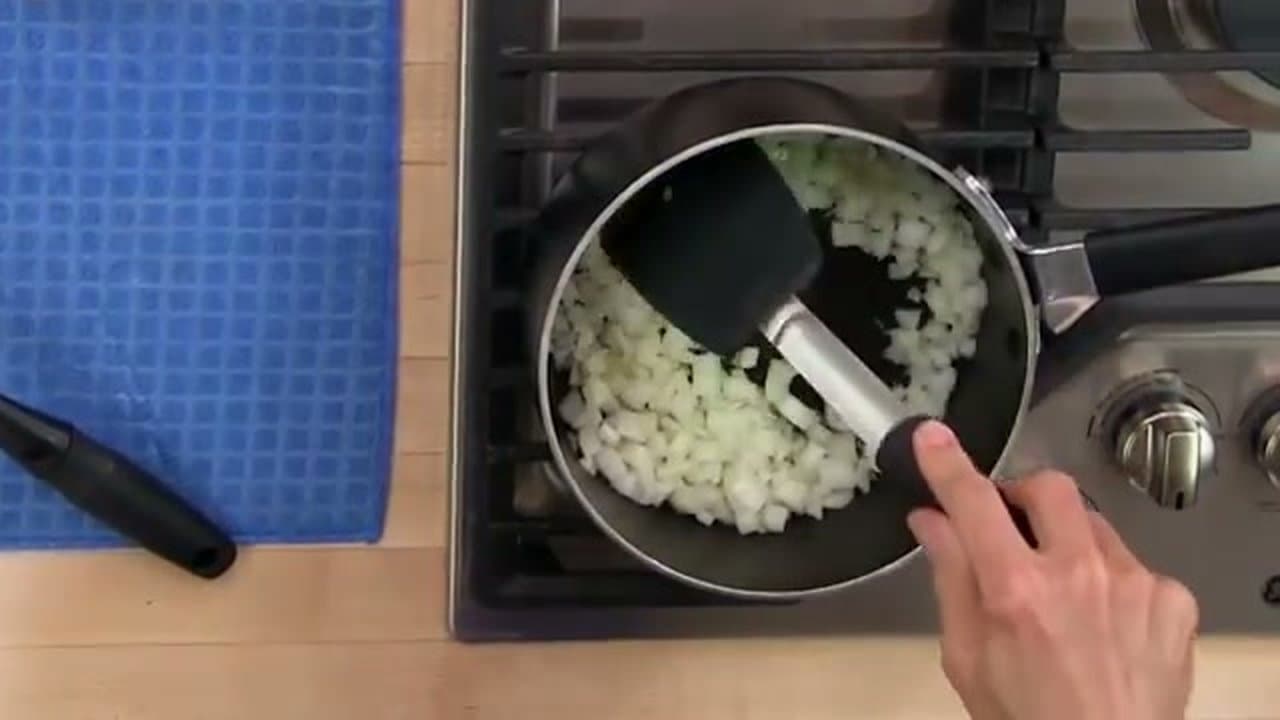 Step 4: Step 4: Sauté the chopped onion