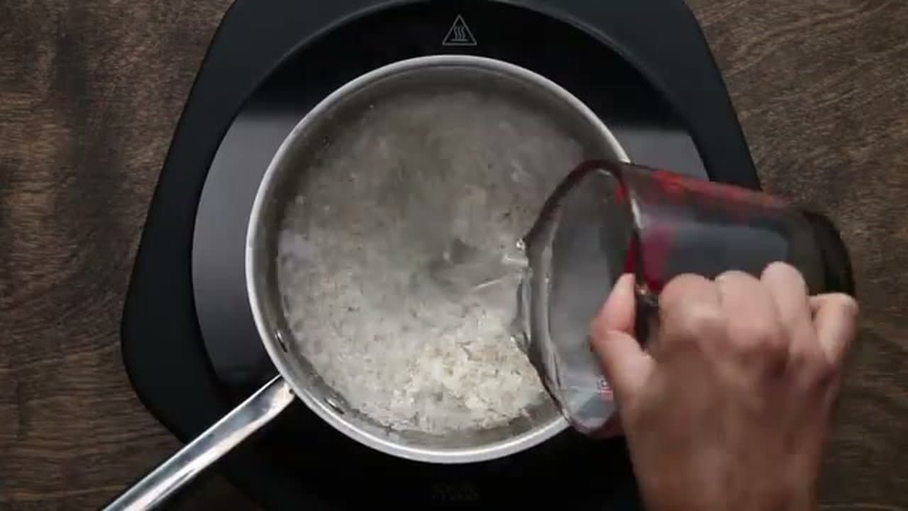 Step 3: Combine Rice, Water, and Salt in a Pot