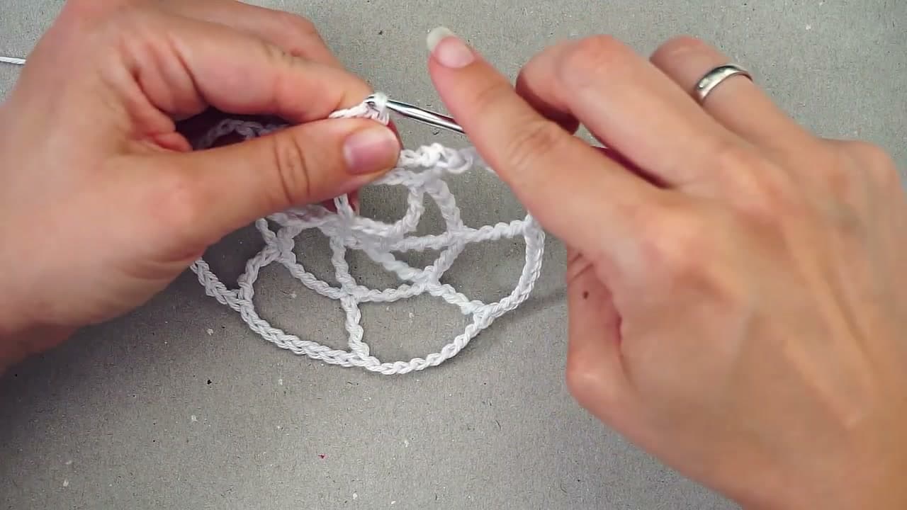 Step 5: Step 5: Grow the web with bigger arcs each round