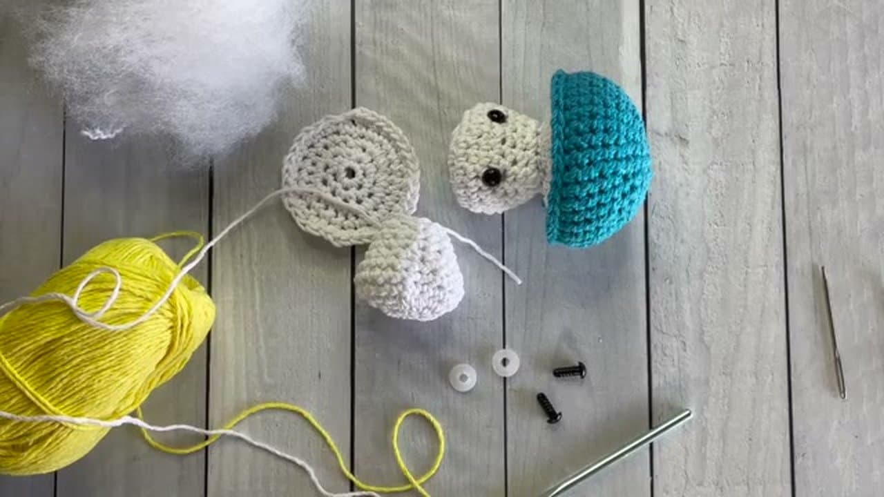 How to Crochet a Mushroom - 7-Step Amigurumi Tutorial