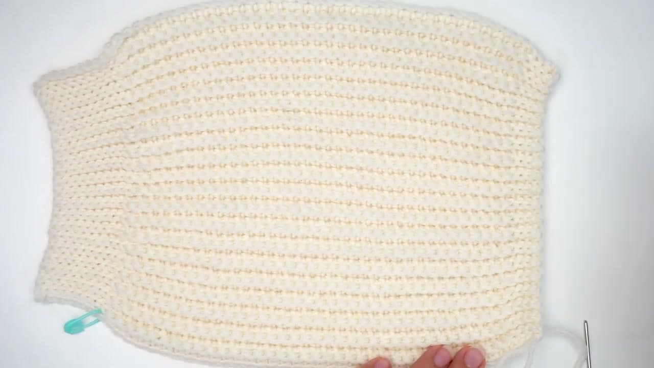 Step 6: Step 6: Repeat the row pattern for about 42 rows