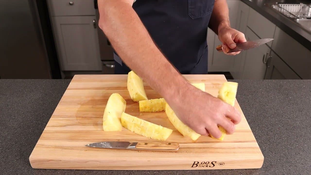 Step 5: Step 5: Slice off the core, then dice into chunks