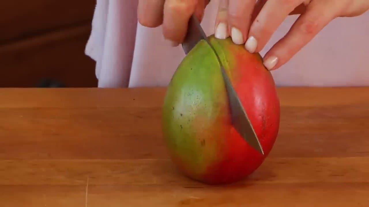 Step 2: Step 2: Slice off both cheeks