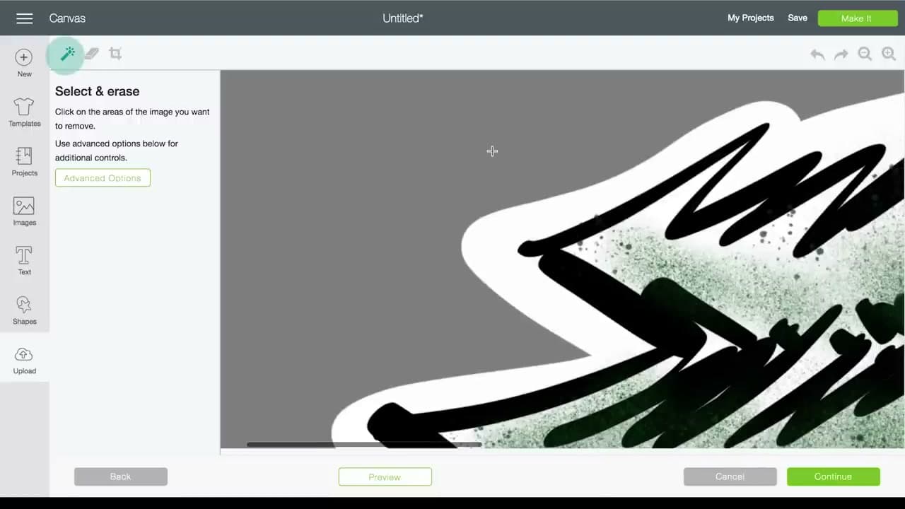 Step 9: Step 9: Handle JPEG Files - Erase the Background with Magic Wand