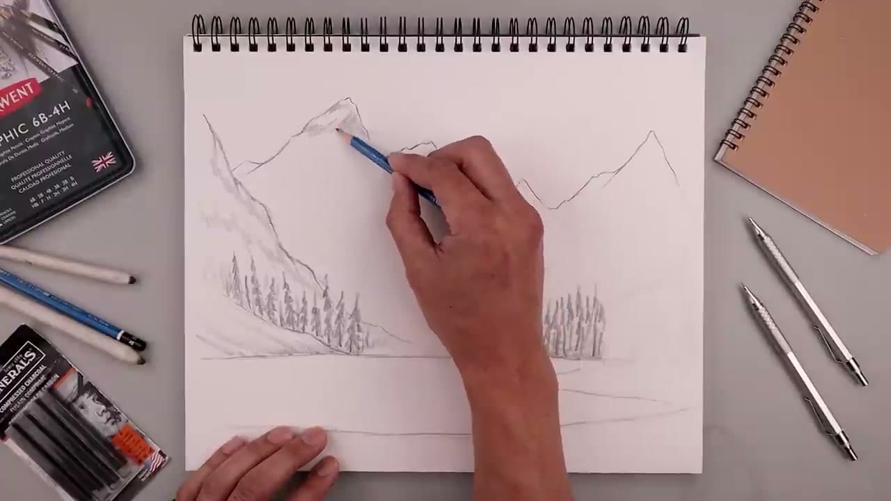 Step 5: Build Pine Trees Along the Shore
