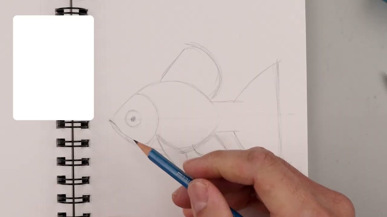 Step 5: Step 5: Add the Mouth and Gill Line